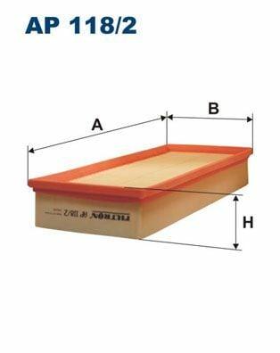 FILTRON AP118-2 Air Filter - S-Class W140 (1993-1998) — Air & Cabin Filters