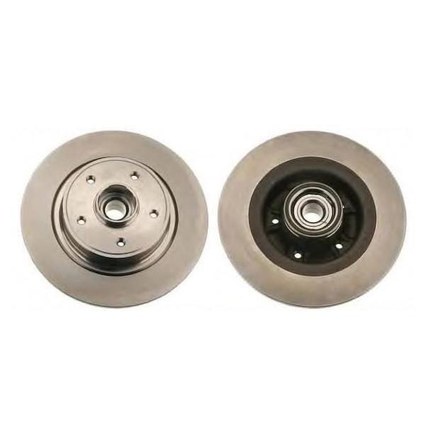 FRENDI 30343B Disc + Bearing Rear (Ad) 03 > Megane.II-Clio.III-Modus (1.Disc + 1.Bearing) + ABS | Set of 2