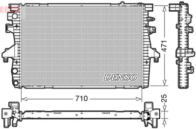 Denso DRM32039 Water Radiator Brazing (VW Transporter 03-10) Axb O.E — Radiators & Fans
