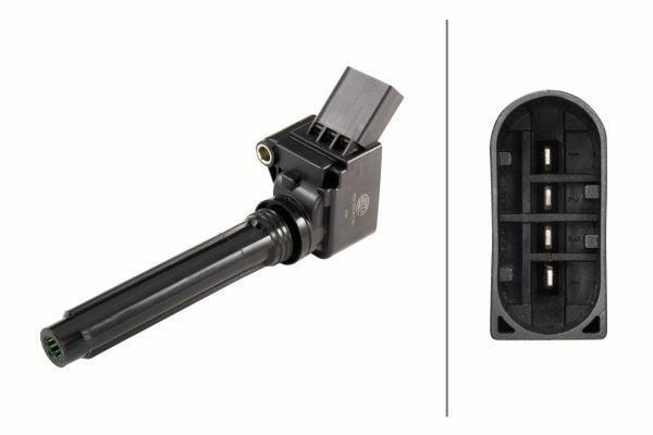 HELLA 5DA358057-561 Ignition Coil - Ignition Coil for VW Golf, Passat and 9 more models — Coils & Plugs