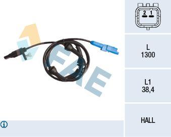 FAE 78089 ABS Cable Sensor Front Left & Right 407 508 C5 III C6 — Brake Sensors & ABS