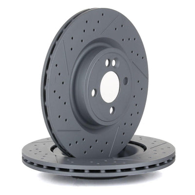 Ferodo DDF2121 Mini Cooper JCW R56 LCI Body Front Brake Disc Set — Brake Rotors & Drums