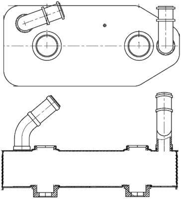 Mahle CLC178000S Oil Cooler Golf IV/V, Bora and 6 more models — Oil System