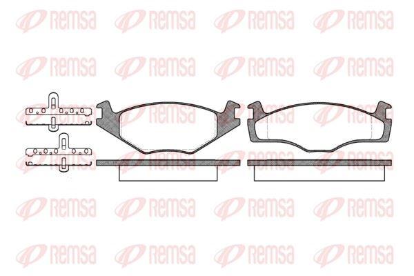 REMSA 0171.10 Brake Pad — Brake Pads
