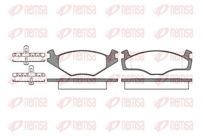 REMSA 0171.10 Brake Pad — Brake Pads