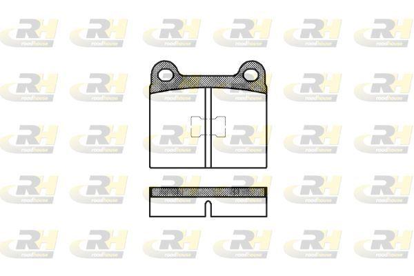 ROADHOUSE 2017.00 Brake Pad 50 86 08 74-07 78 — Brake Pads