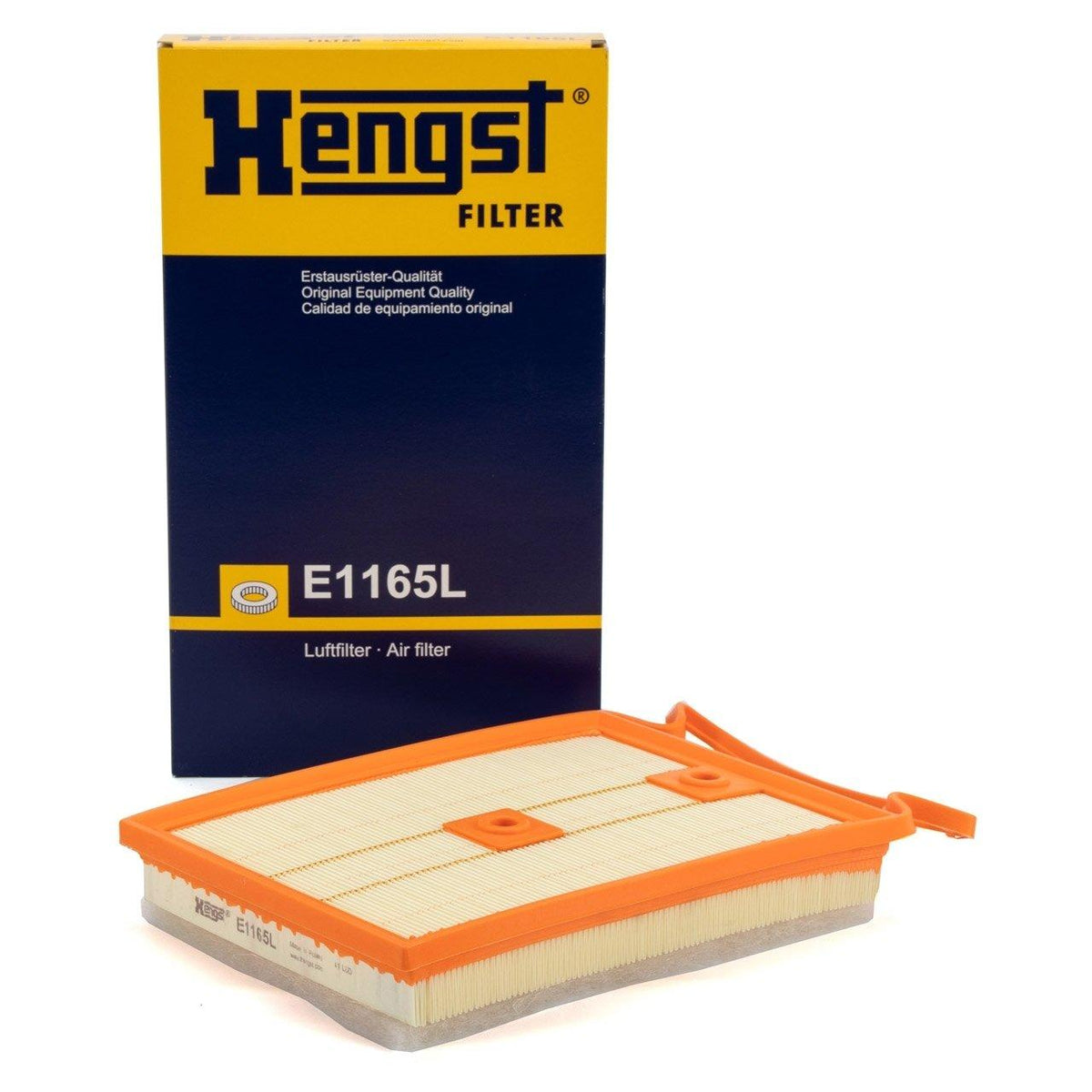 Hengst E1165L Air Filter VW Polo 6C 2014- 1.4 TDI / Seat Toledo-Ibiza / Skoda Fabia-Rapid — Air & Cabin Filters