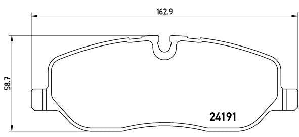 MGA 55759 Brake Pad (Landrover Discovery3 / R.Rover Sport 2.7 On) — Brake Pads
