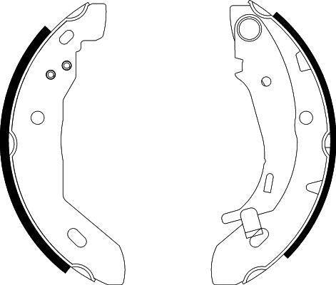 Hella 8DB355002-251 Brake Pad Rear (Park Brake Pabucu) A-Class W168 97 > 04 — Brake Pads