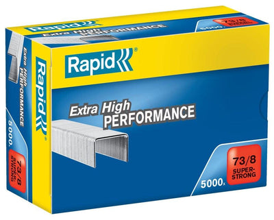 Rapid 24890300 Staples Series 73, 8 mm, Super Strong (1 pack/5000 pcs)