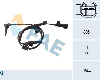 FAE 78110 ABS Sensor Front Opel Insignia A 08- — Brake Sensors & ABS