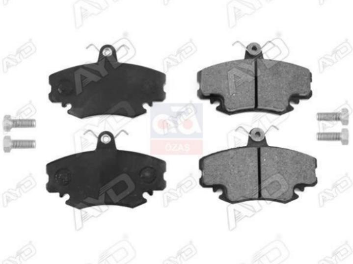 AYD 11-60008A Renault R9/R11/R19/R21/Clio/Logan/Sandero Front Brake Pad with Bolts