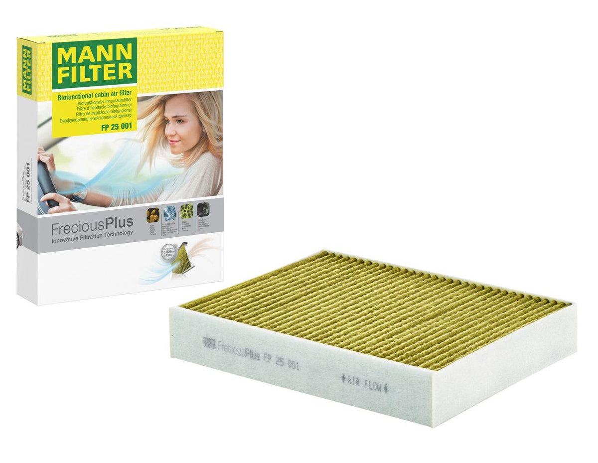 Mann FP25001 Bmw 3 Series F30 Body Antibacterial with Carbon Cabin Air Filter — Air & Cabin Filters