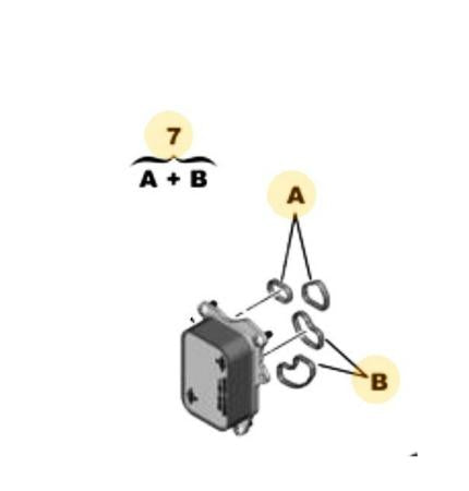 OPAR 9814294680 Fiat Doblo 2020-1.5 Diesel Euro 6 100 Bg Oil Cooler Contas Set Genuine — Oil System