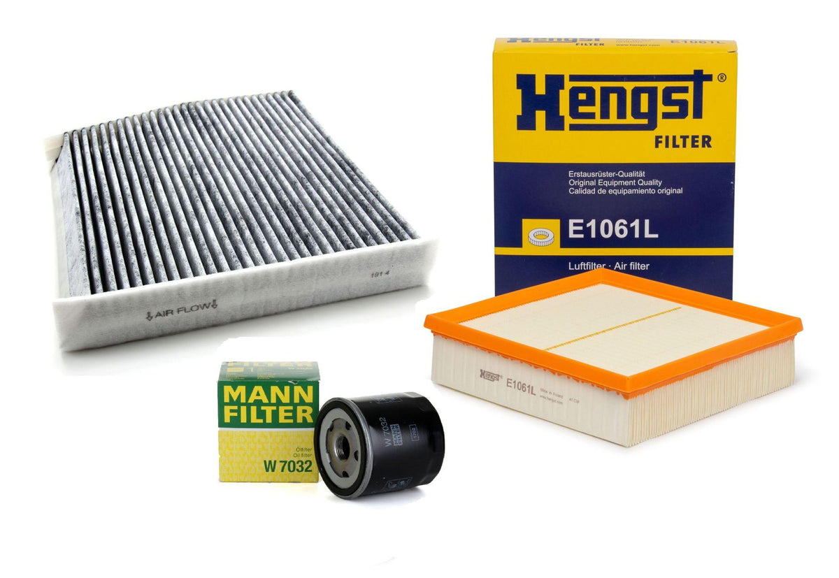 MANN Mercedes W246 B180 CDI Maintenance Filter Set - Oil, Air, Cabin Filters — Maintenance & Service Kits