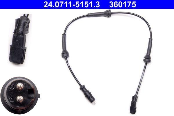 ATE 24.0711-5151.3 ABS Cable Sensor — Brake Sensors & ABS