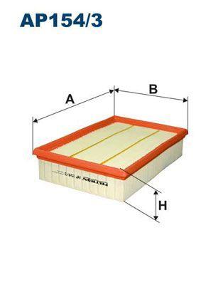FILTRON AP154-3 Air Filter for 2006 Navara and Pathfinder 2.5Dci — Air & Cabin Filters