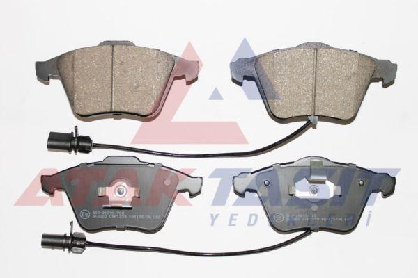 AP 05P1239 Brake Pad Front with Connector Audi A8 2.8 2003-2010 / A8 4.2 V8 TDI 2003-2010 / A8 3.0 TFSI 2003-201 — Brake Pads