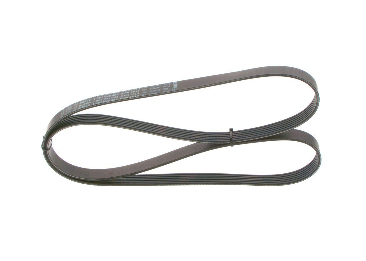 Bosch 1987945984 V-Ribbed Belt (Hyundai Santa Fe 2.0 2.2 Kia Cerato 2.0 CRDi 04.04-/ () 1987948309)