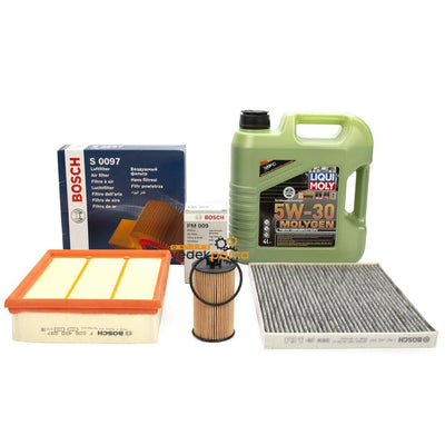 Opel Corsa D 1.2-1.4 Gasoline Service Set Bosch with Filter / / (LIQUI Moly Dexos 1 Gen — Auto Parts Hall, Fluids & Chemicals