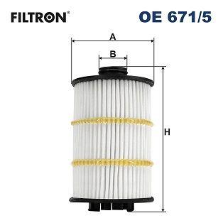 Filtron OE671-5 Oil Filter Audi A6 A7 A8 11 > 18 — Oil Filters
