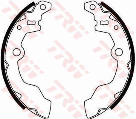 TRW GS8302 Rear Brake Shoe Suzuki Alto/Maruti 86-00 / Subaru Justy 1.0-1.2 — Brake Cables & Hardware