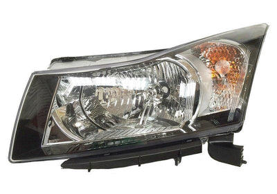 Wisco 96828234 Headlight Left Black with Motor Chevrolet Cruze J300 10 — Headlights