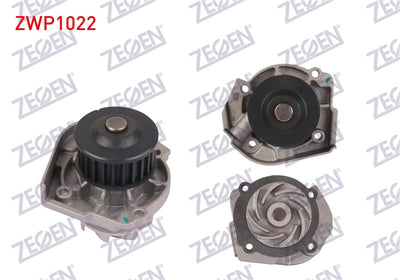 Zegen ZWP1022 Water Pump Linea 1.4 T-Jet 2007-/ Bravo II 1.4 T-Jet 2006-/ G.Punto 1.2 MPI-1.4-1.4 M — Water Pump & Thermostat