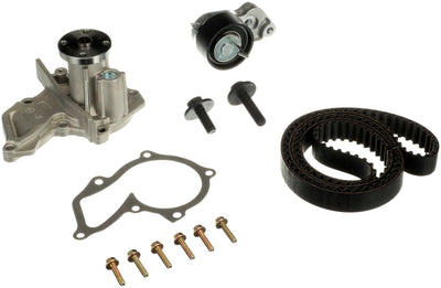 Gates KP25433XS-1 Timing Belt Kit + Water Pump Bm5g 6K288 + 96mm 6K340 + 5M5g 6K254 + Meys6g 8591 A — Water Pump & Thermostat