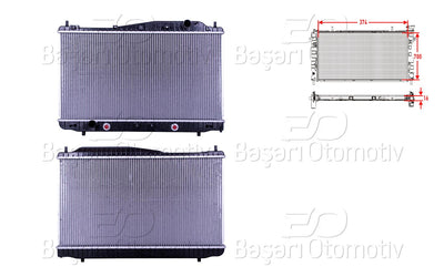 Wisco 2113661-00 Water Radiator Brazing At 374X700x16 Chevrolet Evenda. Epica Gasoline 03 > 3 — Radiators & Fans