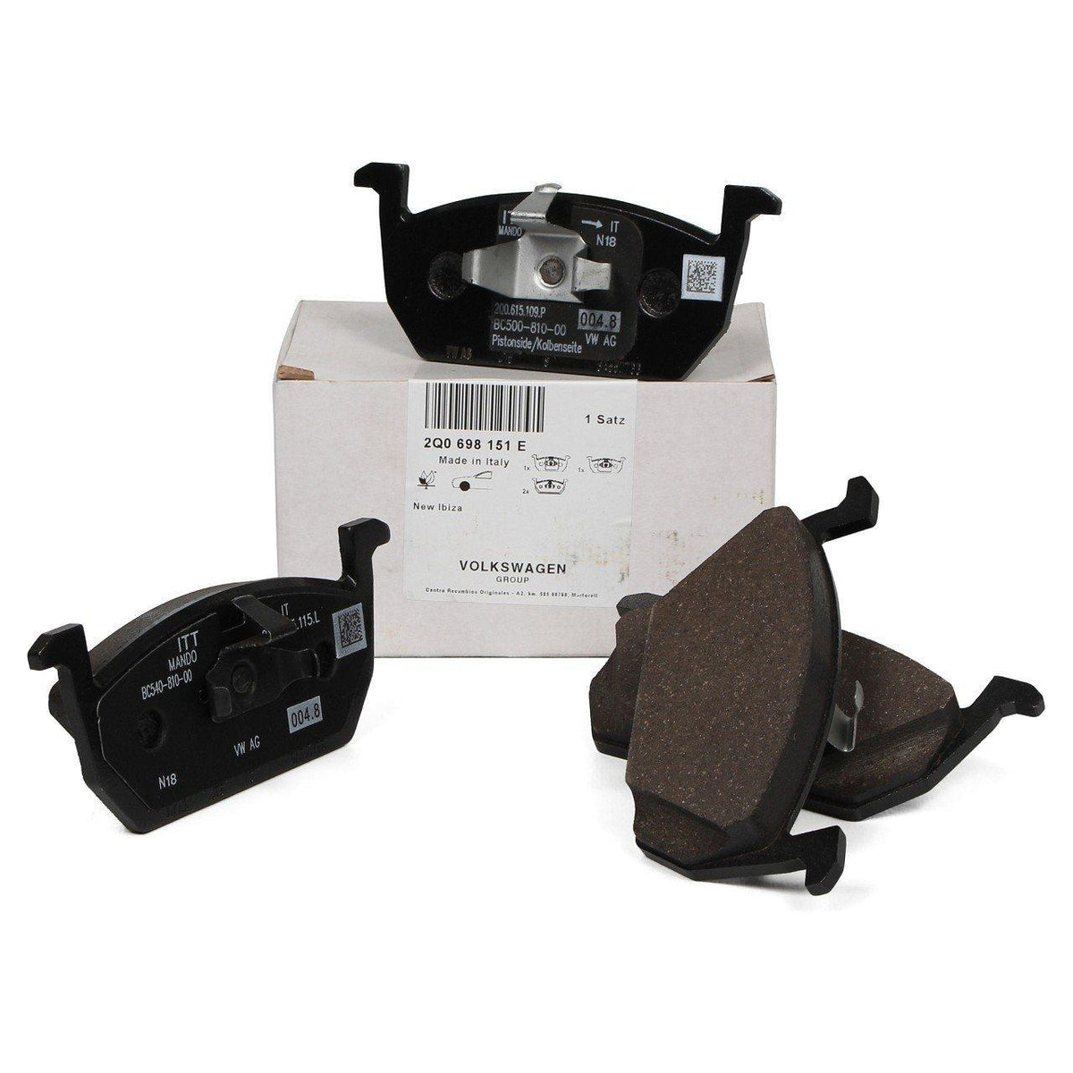 Volkswagen Taigo Front Brake Pad Set — Brake Pads