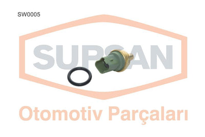 Supsan SW0005 Coolant Temperature Sender Berlingo C1 C2 C3 C4 C5 C6 P206 P207 P307 P308 Partner 1,4Hdi /1.6 HDi