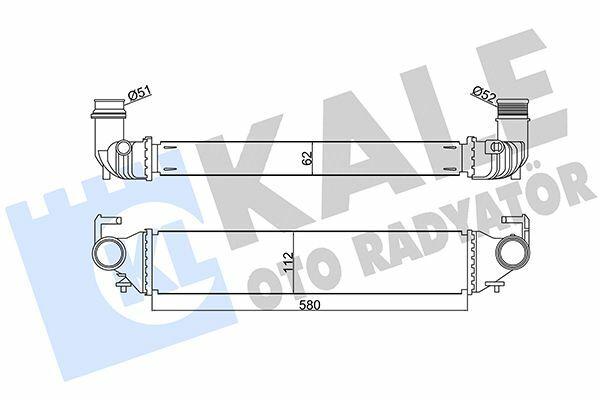 KALE Turbo Radiator (Intercooler) 15-500X-Renegade + Ms — Radiators & Fans