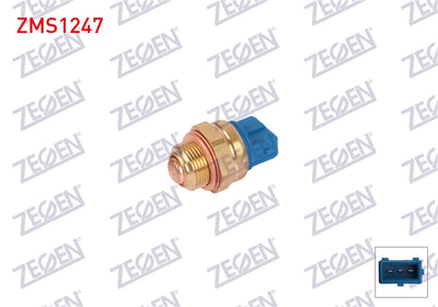 Zegen ZMS1247 Fan Switch (97-87 C / 100-95 C) Peugeot 106 II 1996-2001 / Partner 1996-2002 / Saxo 1996-2004