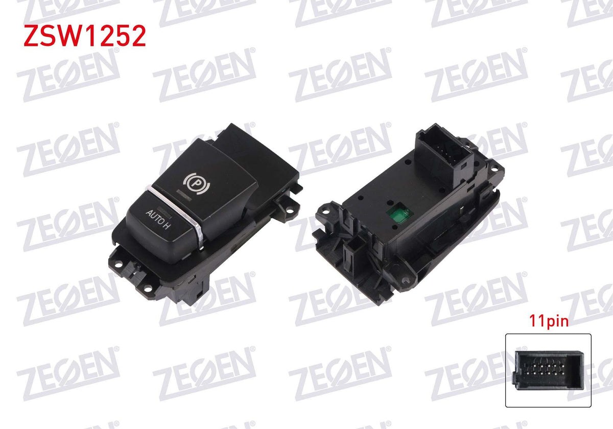 Zegen ZSW1252 El Brake Switch 11 Pin BMW 5 Series (F10) 2010-2016 / 6 Series (F13) 2011-2017 / X3 (F25) 2 — Switches & Relays