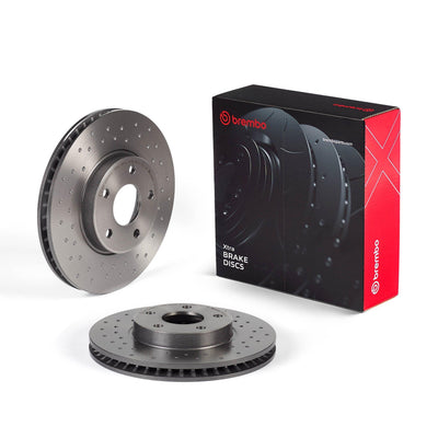 Brembo 09C9902X *2 Front Disc Mirror (Performance Drilled) New Body Focus 18 > — Mirrors