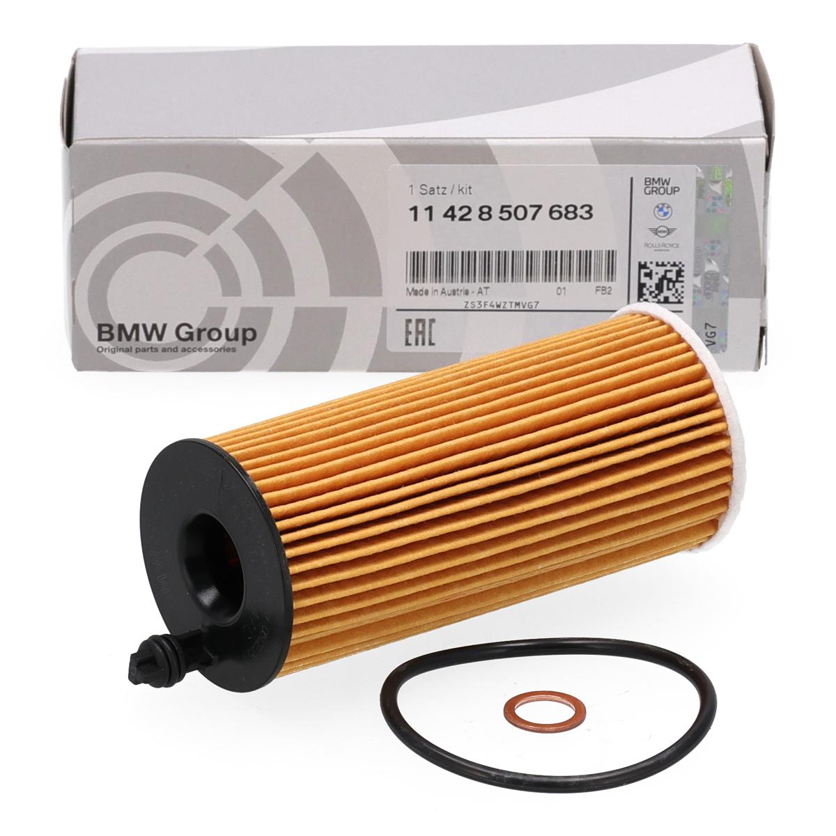 BMW 11428507683 E90-F30-F10 Body 320d/520d-525dx N47 Oil Filter Genuine — Oil Filters