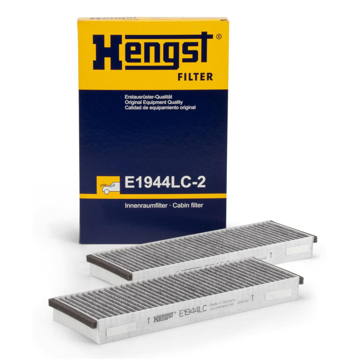 HENGST Cabin Air Filter - Active Carbon Filter for VW A6 — Air & Cabin Filters
