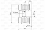 valeo alternator pulley for mazda vehicles, technical specifications of valeo alternator pulley, installation guide for mazda alternator pulley VALEO Alternator Pulley - Compatible with Mazda 3 1.6 & Mazda 6 1.8/2.0/2.3 | 59 mm Diameter VALEO Alternator Pulley for Mazda 3 & 6 Models valeo, alternator-pulley, mazda-parts, car-accessories, engine-repair, car-owners, mazda-enthusiasts, vehicle-parts, replacement-parts, ai-generated