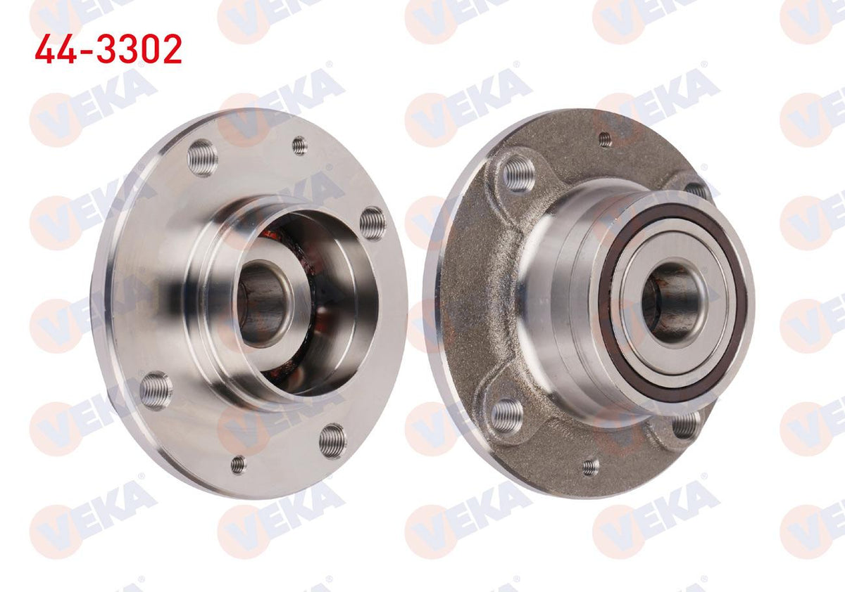 Veka 44-3302 Wheel Hub Left-Right Rear with Bearing Peugeot 307 (3A / C) 1.4 ABS li 4 Lug Magnetic ABS with — Hub Assemblies