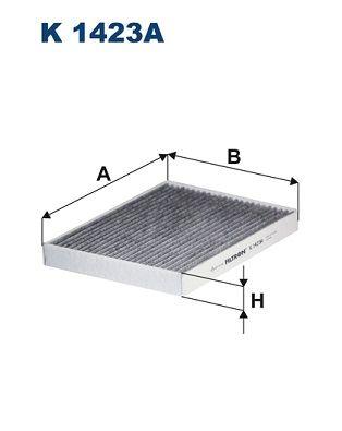 Filtron K1423A Cabin Air Filter Tucson 15= /Sportage 16= /Ioniq 16= /Niro 16= — Air & Cabin Filters