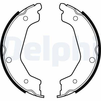 Delphi LS2043 Brake Shoe El Brake Kia Sorento 02-10 — Brake Cables & Hardware