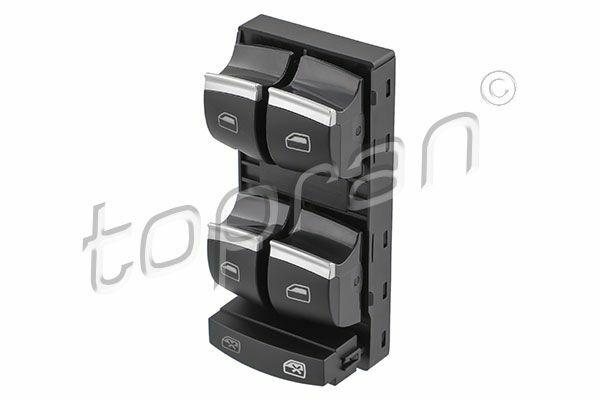TOPRAN Window Switch - Front Left Door Control for Audi A3 (09-13) & Q7 (10-15) — Switches & Relays