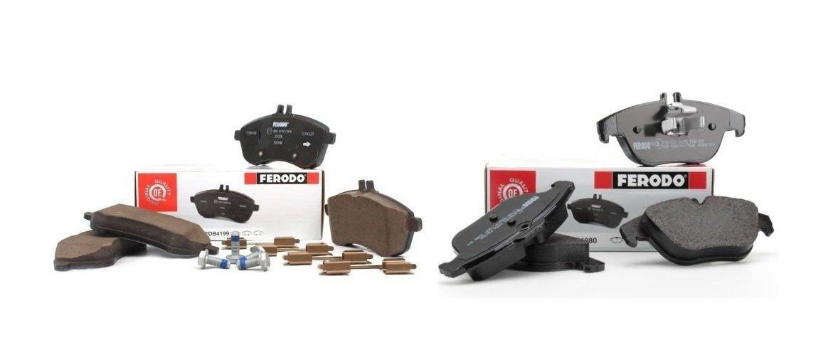 Ferodo Mercedes W212 Body E180 Front Ve Rear Brake Pad Set — Brake Pads