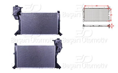 Wisco 3113057-00 Water Radiator Brazing Mt 680X408x40 Mercedes-Benz Sprinter 95-06 — Radiators & Fans