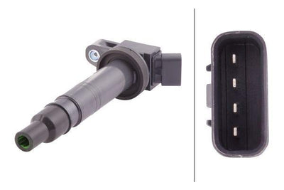 Hella 5DA193175-941 Ignition Coil-(4 with Connector)-(Toyota Avensis 00 / 08 2.0 VVTI-2.4 VVTI / Rav4 00 / 05 — Coils & Plugs