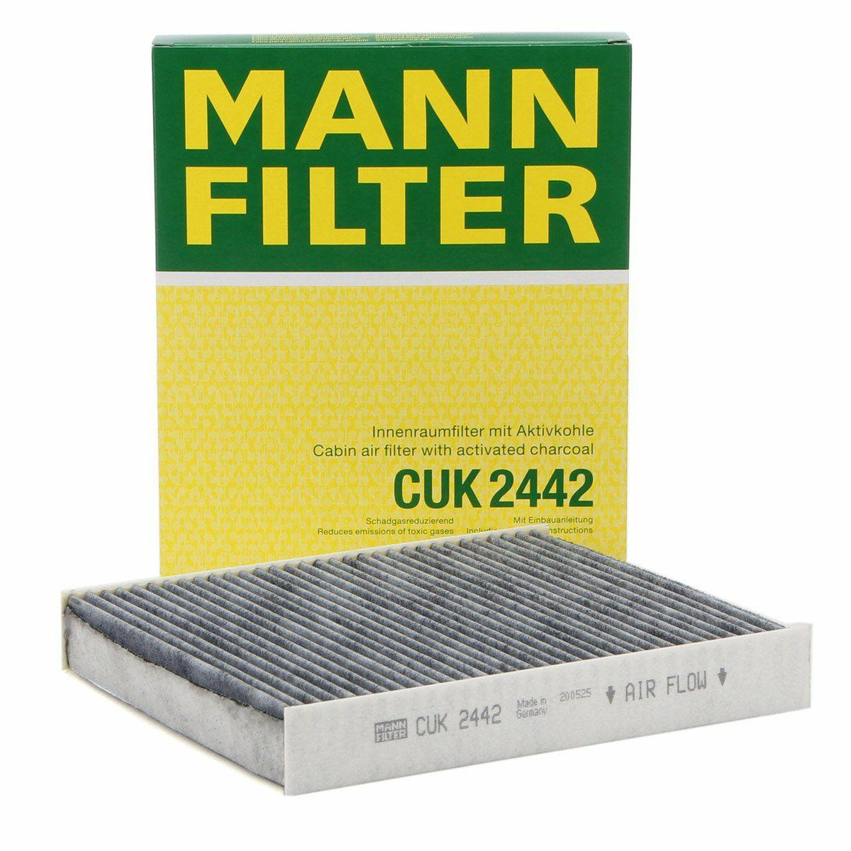 Mann Carbon Cabin Filter - Compatible with Opel Astra J — Air & Cabin Filters
