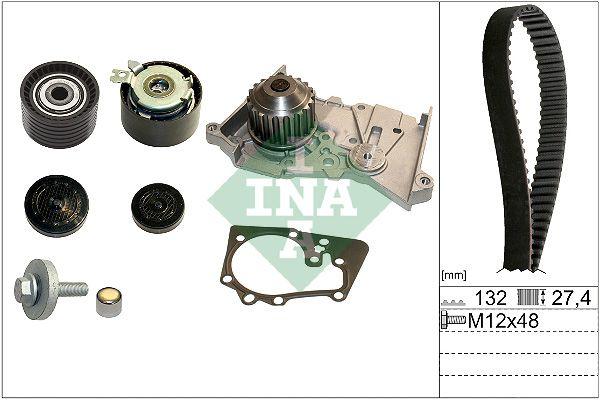 INA 530064030 Timing Belt Kit + Water Pump Clio II/III Duster Laguna II/III Fluence Megane II/III 1 — Water Pump & Thermostat