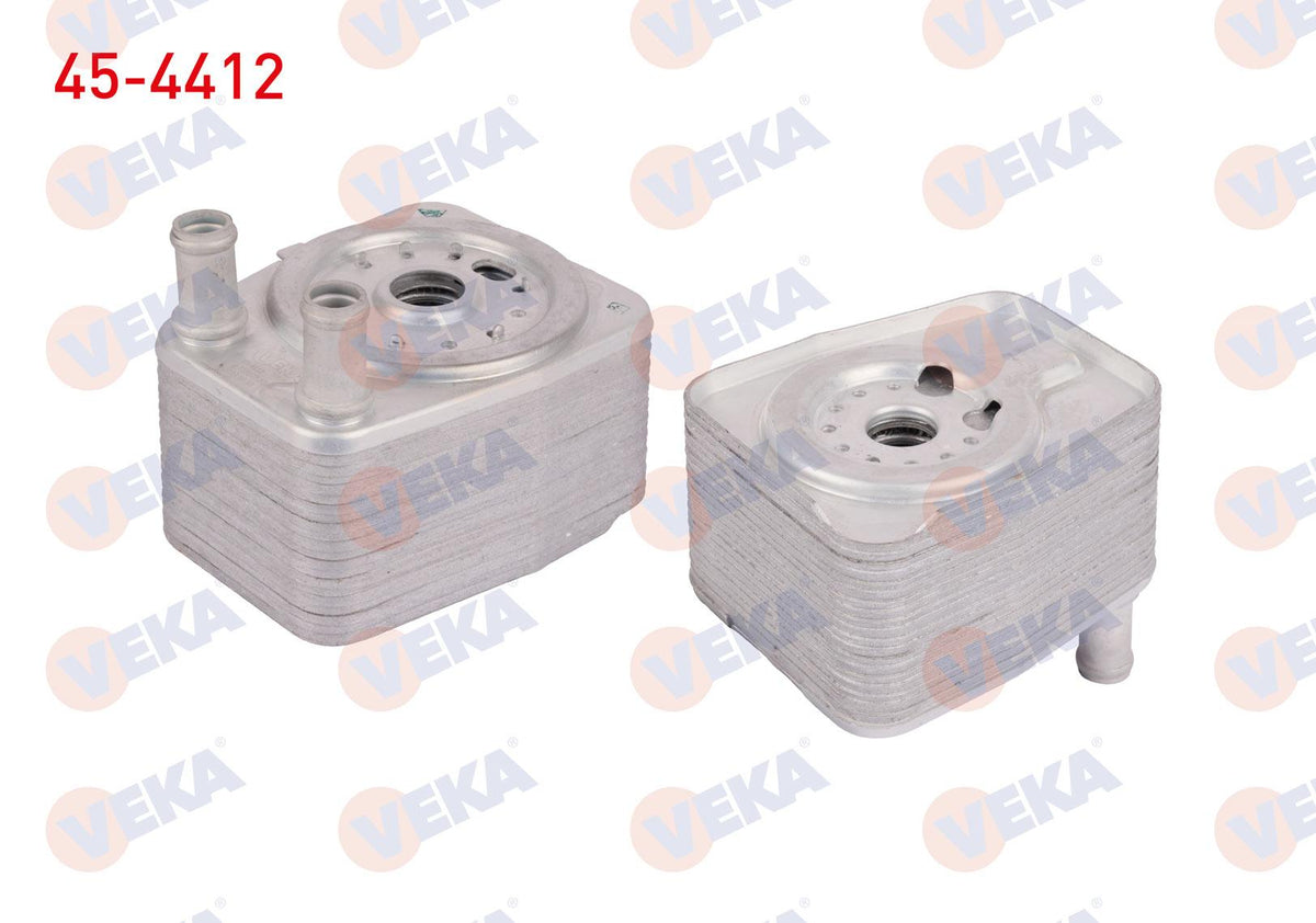 Veka 45-4412 Oil Cooler Single VW Passat-Golf V-Jetta III 1.2 TSI-1.4 TSI-1.6-1.6 TDI-1.8 TSI-1.9 TDI-2.0 TDI-2. — Oil System
