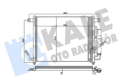 Kale 377000 A/C Condenser Chevrolet Aveo-Kalos 1.4 T200/T250 — Condensers & Evaporators
